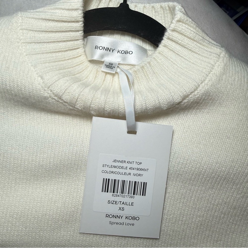 Ronny Kobo - Jenner Knit Top, BNWT - Picture 11 of 11